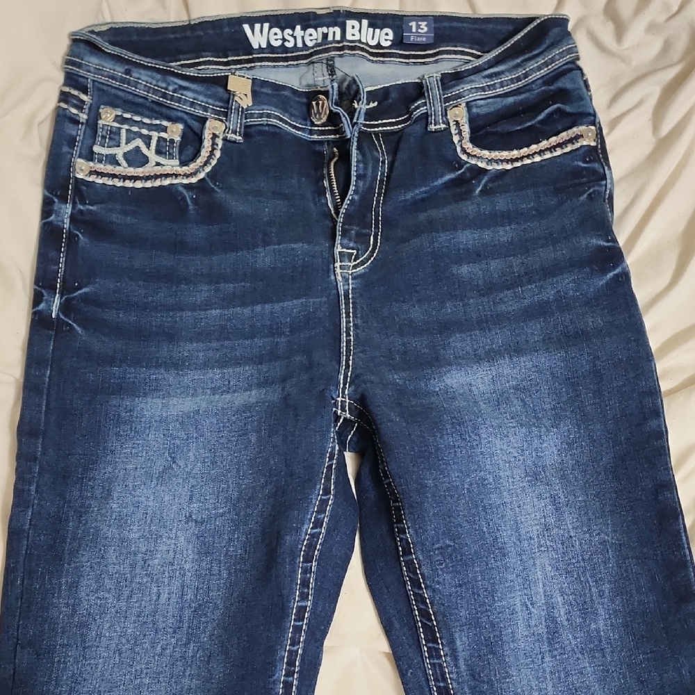 Women's Dark Blue Jeans